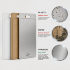 Titanium Cutting Board with Juice Groove