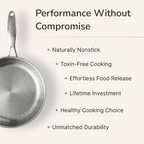 Titanium Hammered Cooking Pan