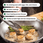 Titanium Hammered Cooking Pan