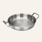 Titanium Hammered Frying Pan 2 Handles