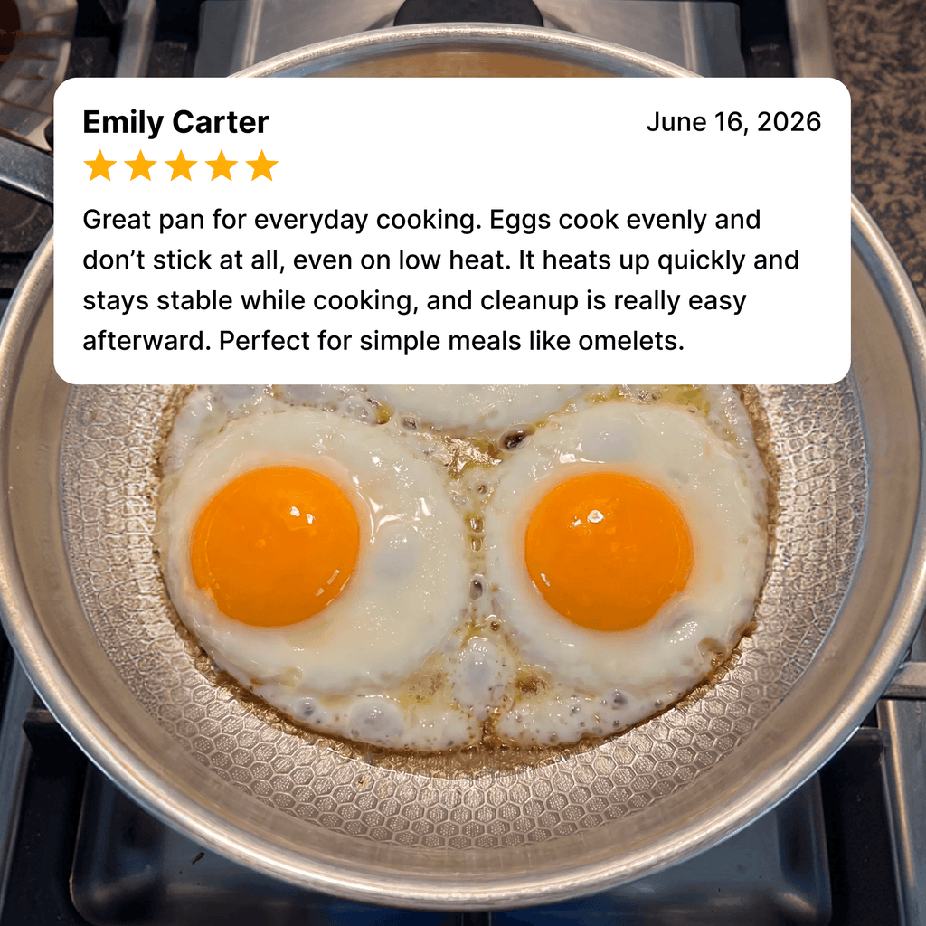 Titanium Hammered Cooking Pan