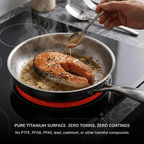Titanium Hammered Cooking Pan