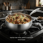 Titanium Hammered Saucepan