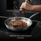 Titanium Hammered Flat Pan