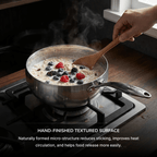 Titanium Hammered Saucepan
