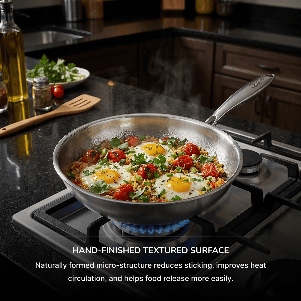 Titanium Hammered Wok