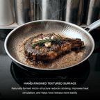 Titanium Hammered Cooking Pan
