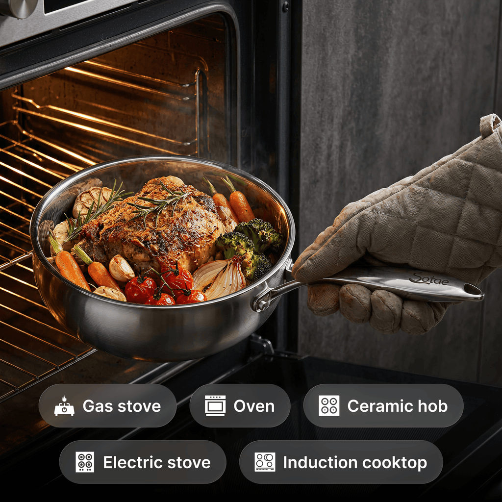 Titanium Hammered Saucepan