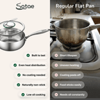 Titanium Hammered Saucepan