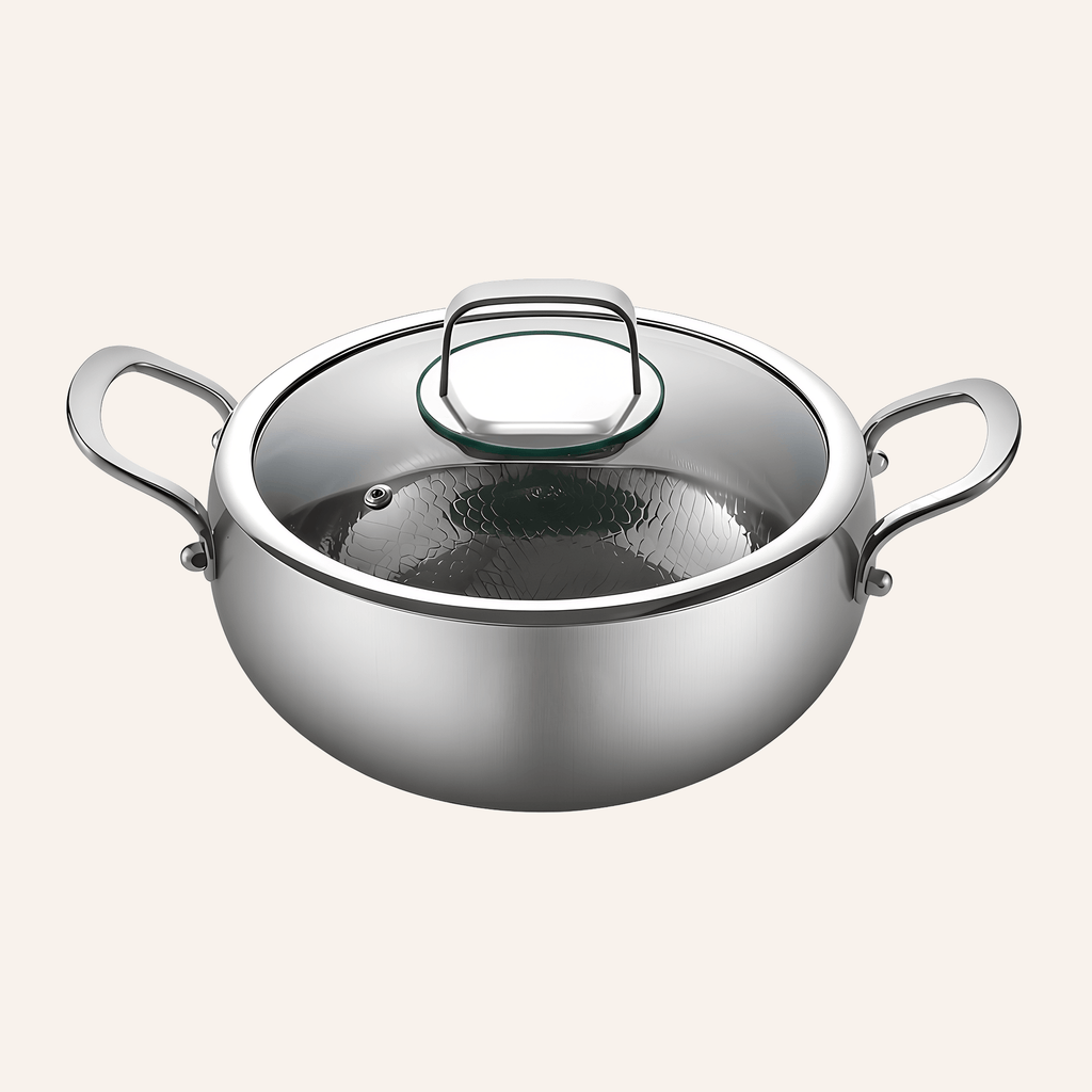 Titanium Hammered Pot