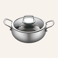 Titanium Hammered Pot