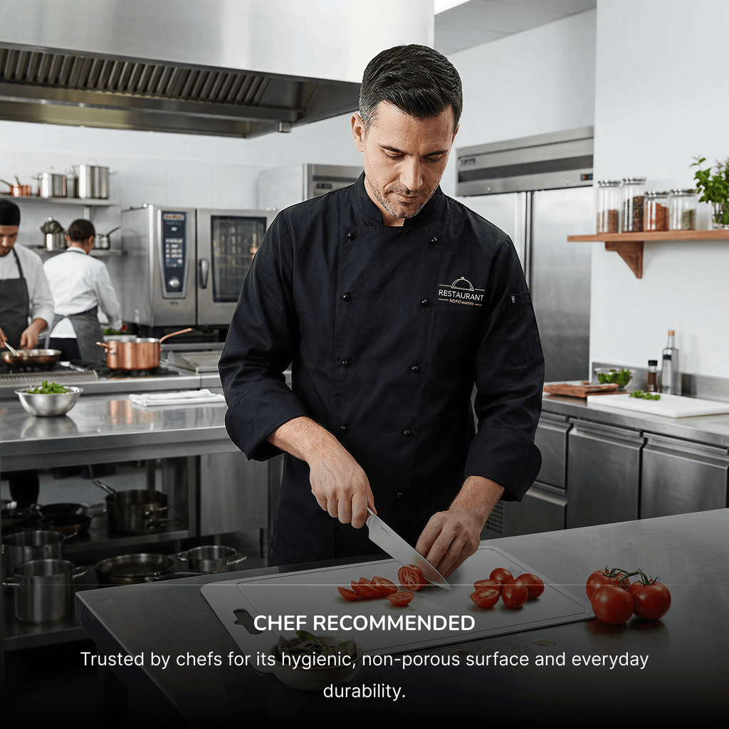Titanium Cutting Board with Juice Groove